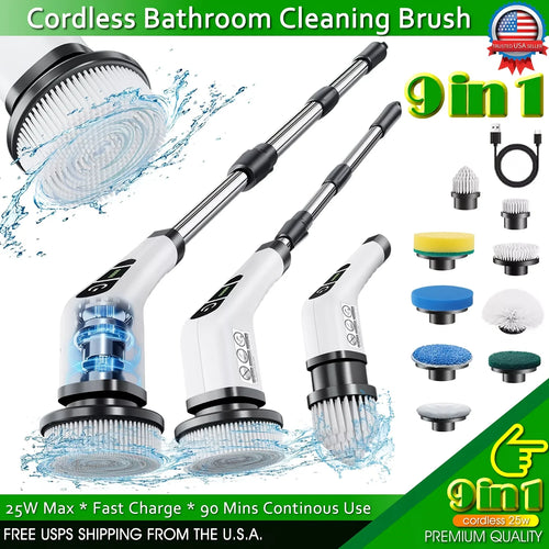 PowerScrub Pro Cordless Spin Cleaner