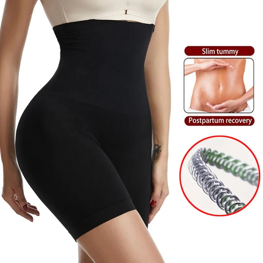 PowerFit High-Waist Shaping Compression Shorts